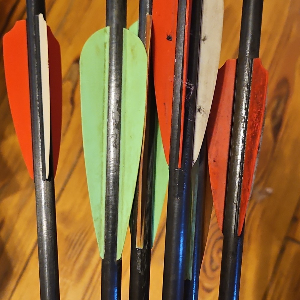 TenPoint Pro Elite 20in Carbon Omni-Nock Crossbow Arrows Black HEA-620.6