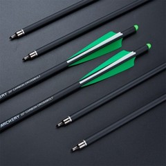 Hunting 20 inch Archery Carbon Crossbow Bolts Half Moon Nock OD 8.8mm Arrows
