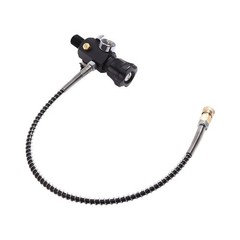 TUXING 4500PSI HPA Regulator Paintball Filling Station Charging Valve Dual Gauge