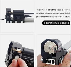 Archery Electric Arrow Cutter Saw Blade Shaft Tube Cutting Tool Polisher DIY