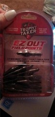 1 NEW 12 PACK TROPHY TAKER EZ OUT FIELD POINTS 17/64 FIELD TIPS 125 GRAIN