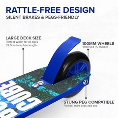 Stunt Scooter for Kids Ages 6-12 8-12 Years | Freestyle Pro 360° | Aluminiu
