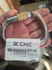 CMC Rescue Pro Steel Carabiners Rope Rescue NFPA G Rated High Angle Screw Lock
