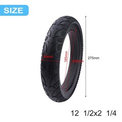 12 1/2*2 1/4(57-203)Air Punctureproof Tyre Electric Scooter Solid Tire New