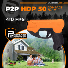 Umarex P2P HDP 50 Compact Gen 2 .50 Caliber CO2 Paintball Pistol 2292331