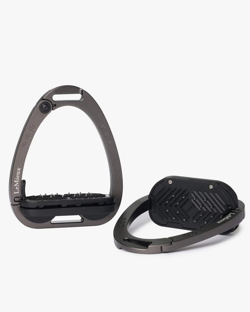 LeMieux Vector Balance Safety Stirrup Irons – Carbon (No Import Fees)