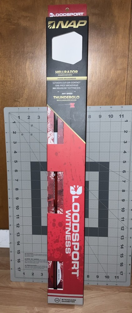 Bloodsport Witness Bolts NAP 3 Pack No Broad Heads New In Package