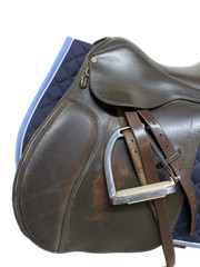 18 Inch Used Inter Collegiate Horse Association English Saddle 434-11872