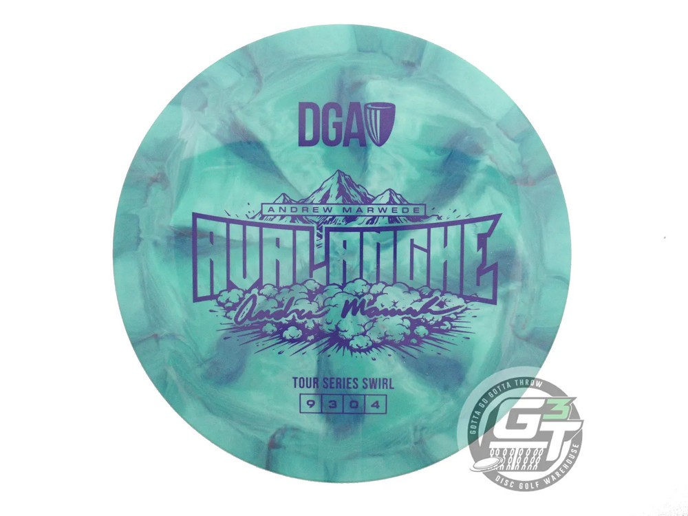 NEW DGA [MARWEDE] Special Blend Avalanche 170-172g Seafoam-Blue Driver Golf Disc