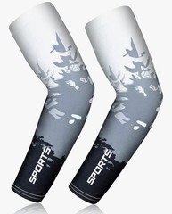 Flintronic Arm Sleeves Unisex Warmer UV Protection UPF50 For Running, Cycling