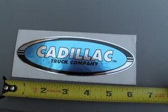 Cadillac Skateboard Truck Co Blue Silver 90’s Z85A Vintage Skateboarding STICKER