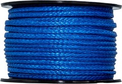 Blue HMPE Rope – Ultra-Strong 1600lb Dyneema, UV/Abrasion Resistant, Lightweight