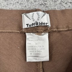 Tuffrider Breeches Pants Womens 34 (34×30) Blue Stretch Waist Riding Equestrian