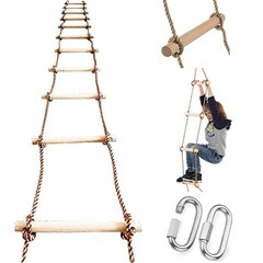 Tree Climbing Rope Ladder for Adults & Kids 16ft – Hanging Ladder – Outdoor o…