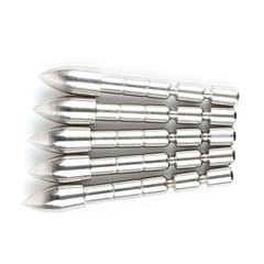 12PCS Archery 4.2mm Insert Arrow Heads Target Point Tip Broadhead Shaft DIY Hunt