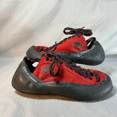 Free Climbing Spain Shoes Women 10.5 Men 8.5 EU 41 Red Suede Lace Up
