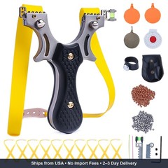 Outdoor Professional Solid Slingshot Set for Hunting Stainless Steel High Veloci