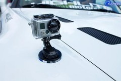 #2.1 BLACK GoPRO Magnetic flat mount magnet for rails / poles / cars / go karts