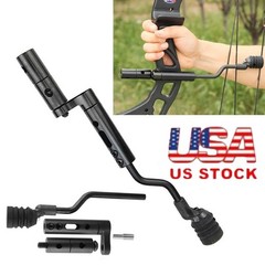 Compound Bow String Stop Bracket Mount Rod Silencer Bowstring Suppressor Hunting