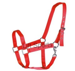 Horse Halter Nylon Full Size Adjustable Tack Shows Equestrian New