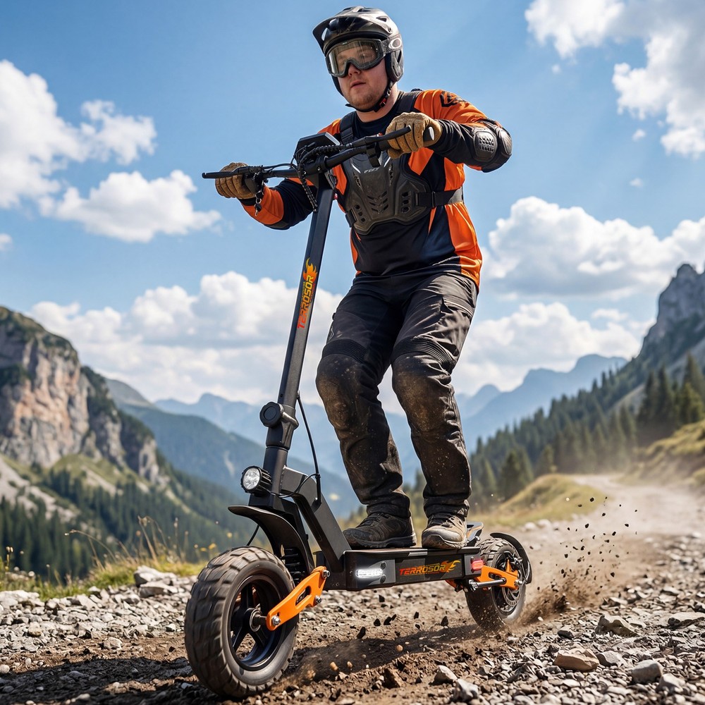 Electric Scooter for Adult 2000W Single Motor 35MPH 35Miles Folding FastEscooter