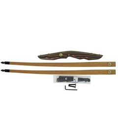 Traditional Longbow 64″ Takedown Recurve Bow Hunting Bow for Adult 50lbs