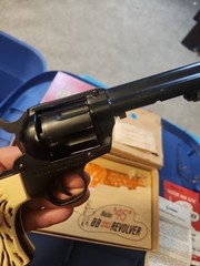 EARLY Hahn Model 45 Single-Action BB Revolver CO2 Air Pistol in Original Box #1