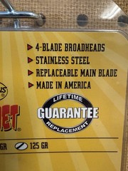 Magnus Broadheads Black Hornet 125 Grain 4 Blade 3 Pack BRAND NEW