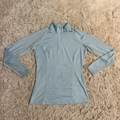 Women’s Small Blue Smartpak Long Sleeve Horseback Riding Sunshirt