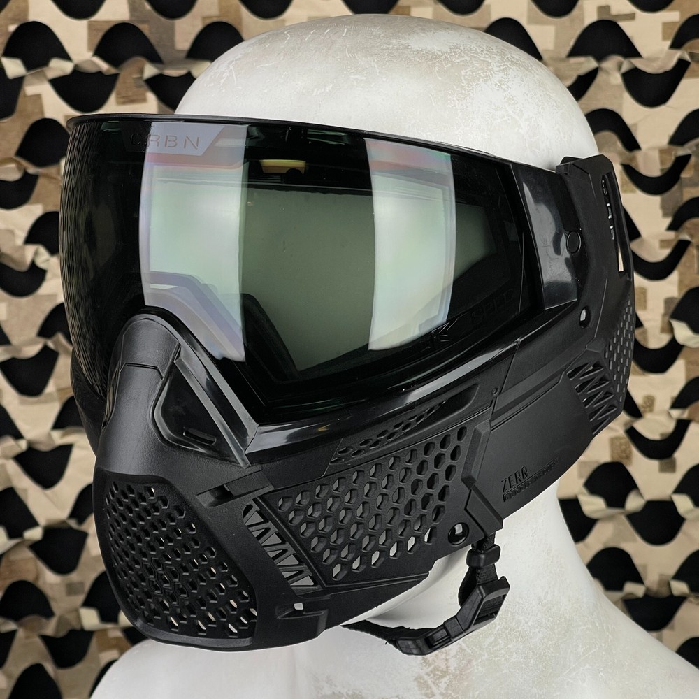 NEW Carbon CRBN Zero Pro Paintball Mask – Black- Highlight – Grey – Clear