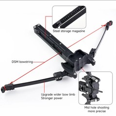 18 Shot Steel Ball Compound Bow Folding Recurve Dual Purpose Arrow Shooting