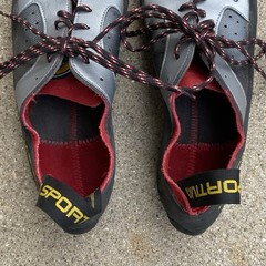La Sportiva Nago Climbing Shoes EU 43 Men 10 Women 11 Red Vibram Edge Italy