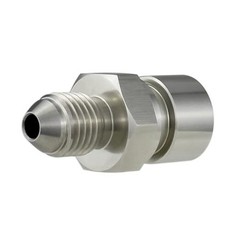 4AN Male to 3/8-24 Inverted Flare Female Adapter for 1/4″ 4AN to 3/8×24 – 1PC