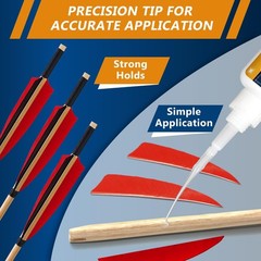 100g Heavy Duty Arrow Glue Kit for Quick Fletching – Non-Toxic & Waterproof