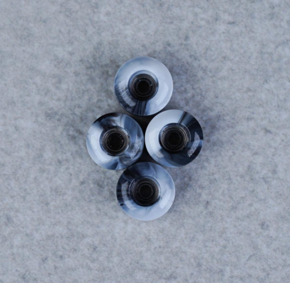 Maple Pro Fingerboard Wheels Classics Onyx Swirl 7.6mm x 5mm