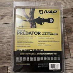 New Archery Products Apache Predator Green LED Stabilizer Black NAP-60-795