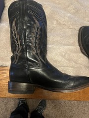 Tecovas Men’s Black Leather Western Cowboy Boots, US 8D, MPN 279272 S 1121