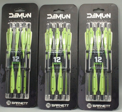 36-Pack Barnett Demun Hyperbolt – 7 inch 2 Fletch for Tri Strike Crossbow
