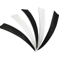 50pcs 3″ 4″ 5” Shield Cut Archery Fletches Arrow Feathers Turkey Feather R