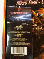 6x Crossfire TOY Micro Rifle BB Launcher shoots 6mm plastic pellets mini gun