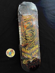 Rare Anti Hero 8.5 Grant Taylor Flying Rats Skateboard Deck