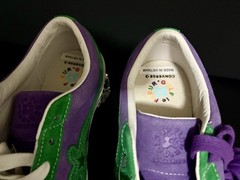 CONVERSE GOLF LE FLEUR X ONE STAR OX PURPLE HEART SUEDE SNEAKERS 9.5M 11.5W NEW