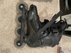 FR FR2 80 Black Urban Inline Skates EU Size 40/US 7.5 Men’s