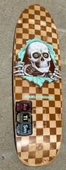 Powell Peralta Ripper Skateboard Deck Ripper Checkerboard Graphic Art