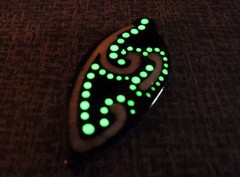 Glow-On RED Glow Paint For Gun Sights, Fishing Lures, Lg 9.2 ml Vial, Bright