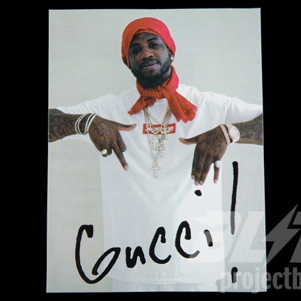 FW16 Supreme Gucci Mane Sticker