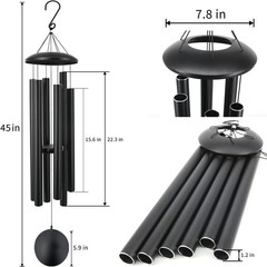 ASTARIN 45 in Memorial Wind Chimes Large with 6 Heavy Tubes, Large Deep Tone …