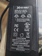 Original cmHover-1 Charger For Electric Scooter RALLY(HI-RALY) JY-420150-3holes