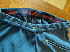 Breeches Full Seat Schumacher Ladies Sz 44 Horse Made in W Germany Med Blue WL