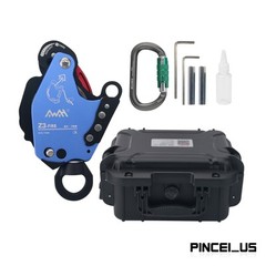 Blue Ascent Descent Device w/ Universal Joint & Box for 30kg-285kg Load Z3-FIRE
